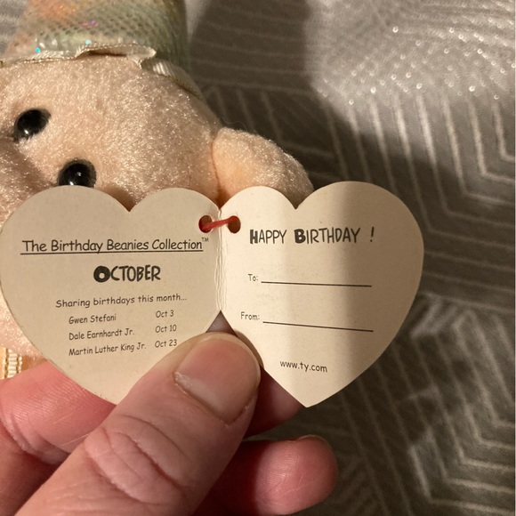 ⚡️ TY beanie babie birthday bear October - Picture 4 of 5